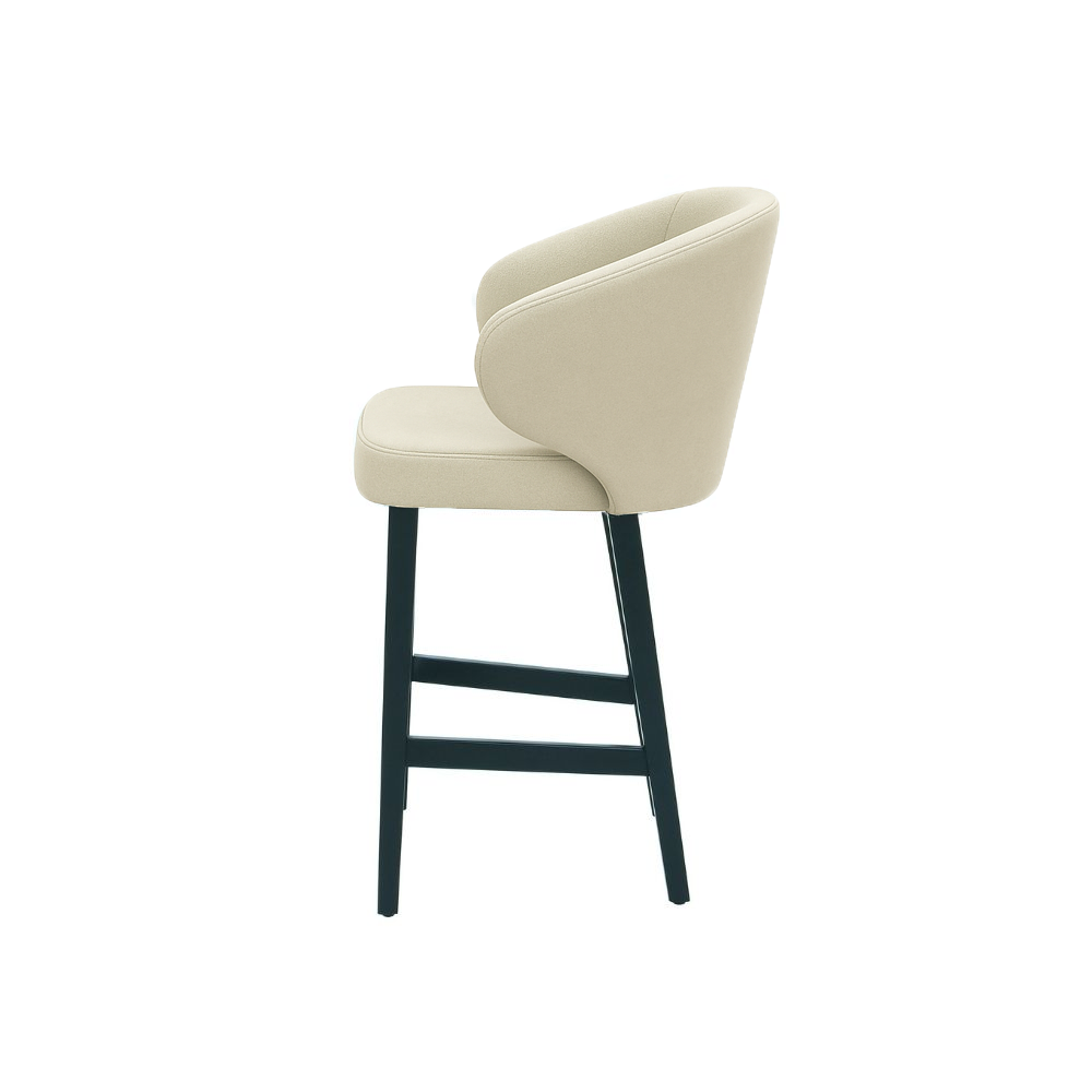 Scaun de bar catifea TURCOAZ | model CAPRICE