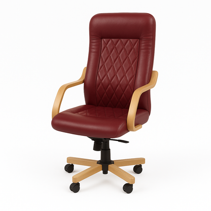 Scaun birou piele ROSIE | model DONALD P
