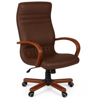 Scaun birou piele ALBA | model GOLD P