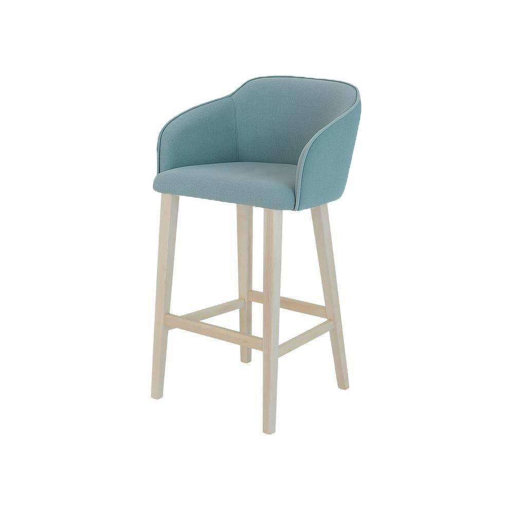 Scaun insula catifea ROZ | model CROCO