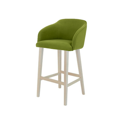 Scaun insula catifea ALBASTRA | model CROCO