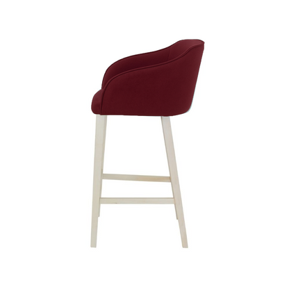 Scaun insula catifea BEJ | model CROCO