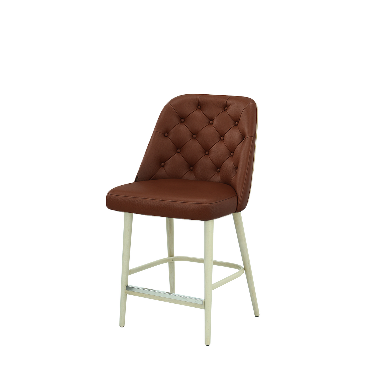 Scaun insula piele GALBENA | model SCOT