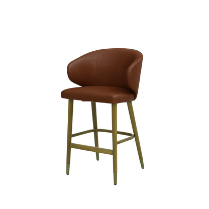 Scaun insula piele naturala BEJ | model CAPRICE