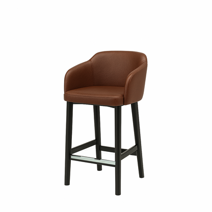 Scaun insula piele naturala BEJ | model CROCO