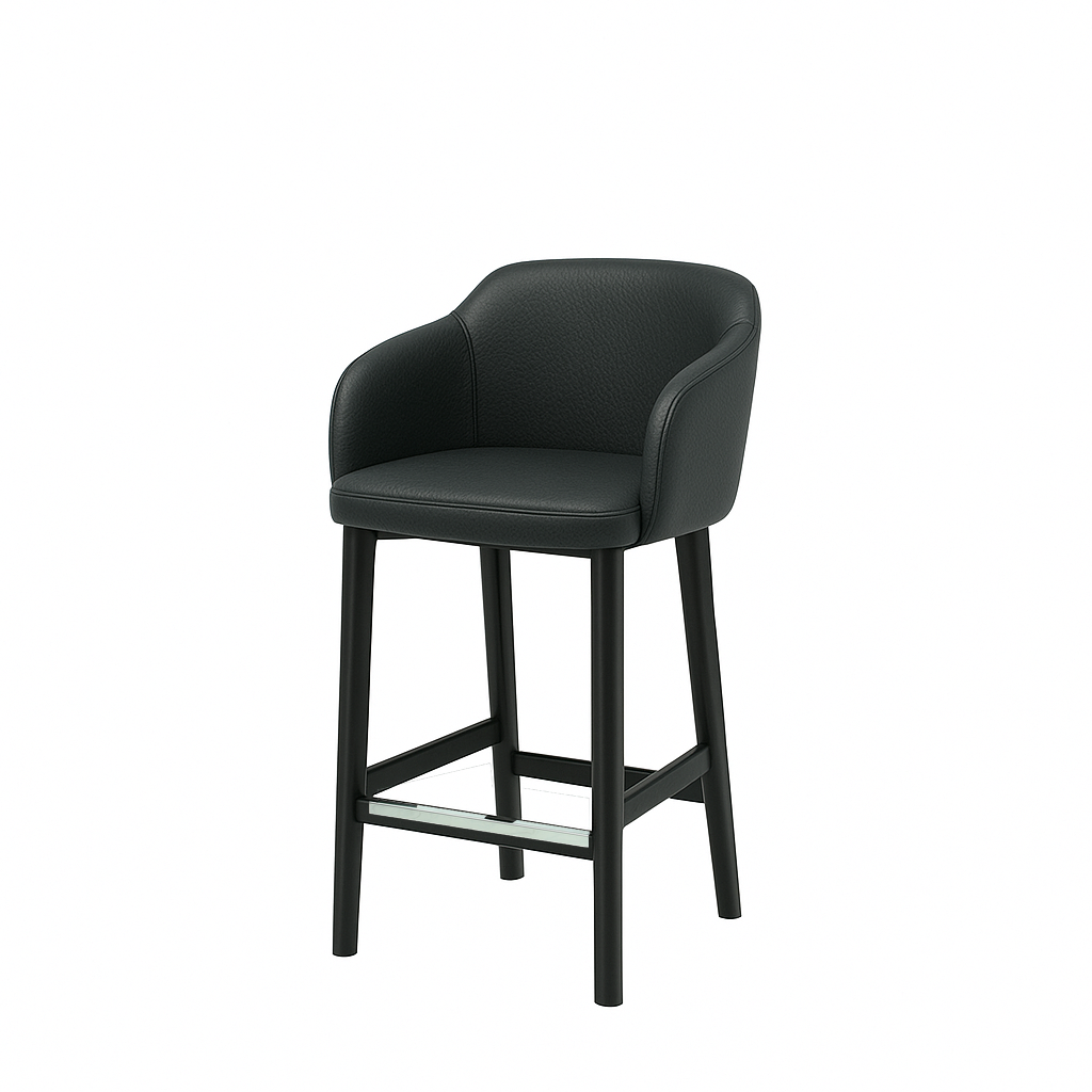 Scaun insula piele VERDE | model CROCO