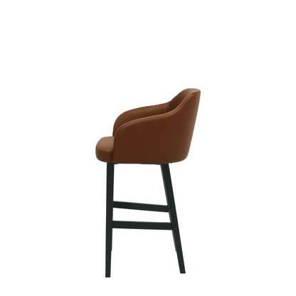 Scaun insula piele GALBENA | model CROCO