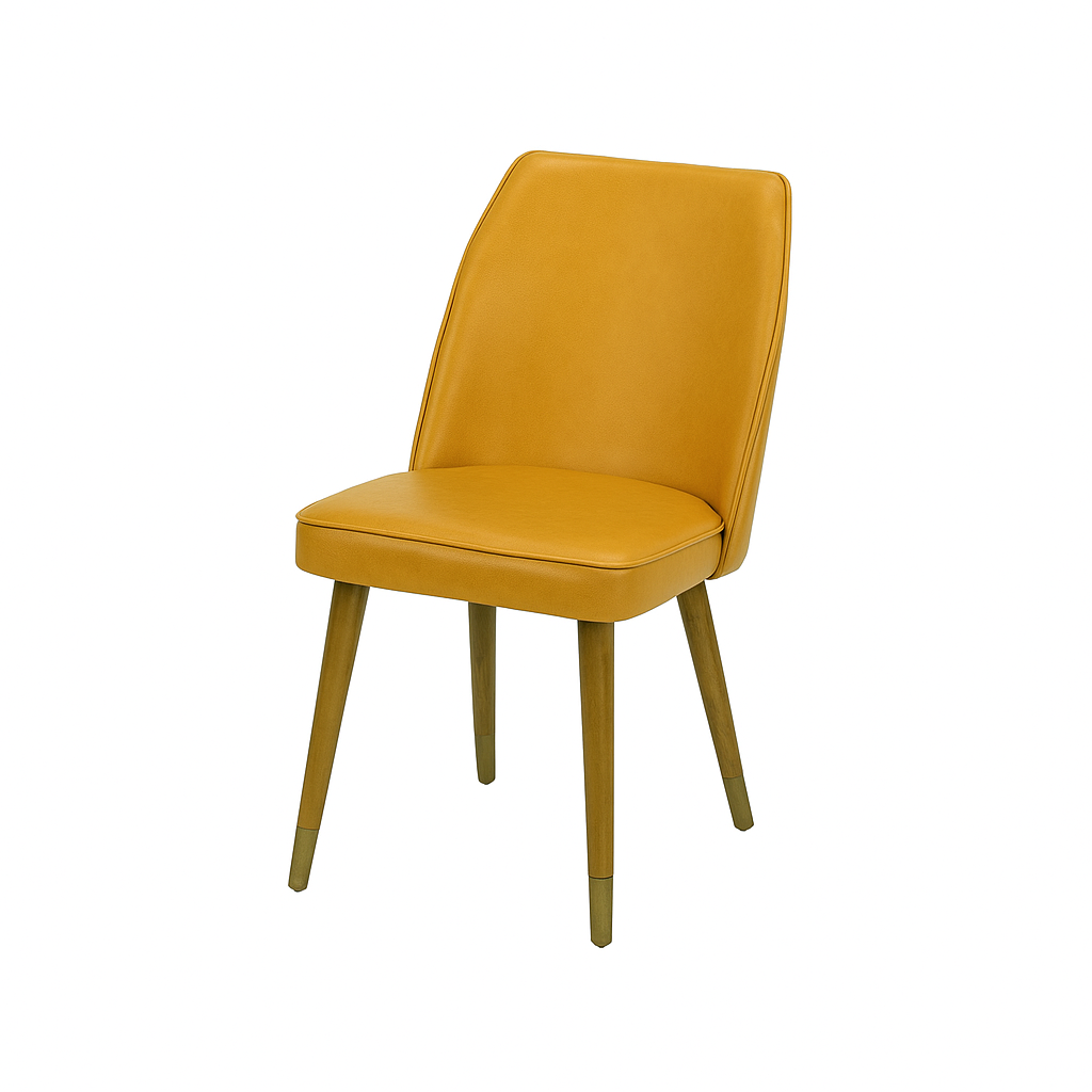 Scaun piele GALBENA | model JONY