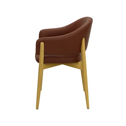 Scaun piele VERDE | model ALMA