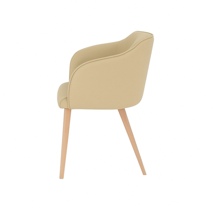 Scaun piele BEJ | model CROCO