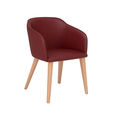 Scaun piele ALBASTRA | model CROCO