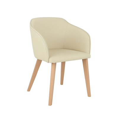 Scaun piele BEJ | model CROCO