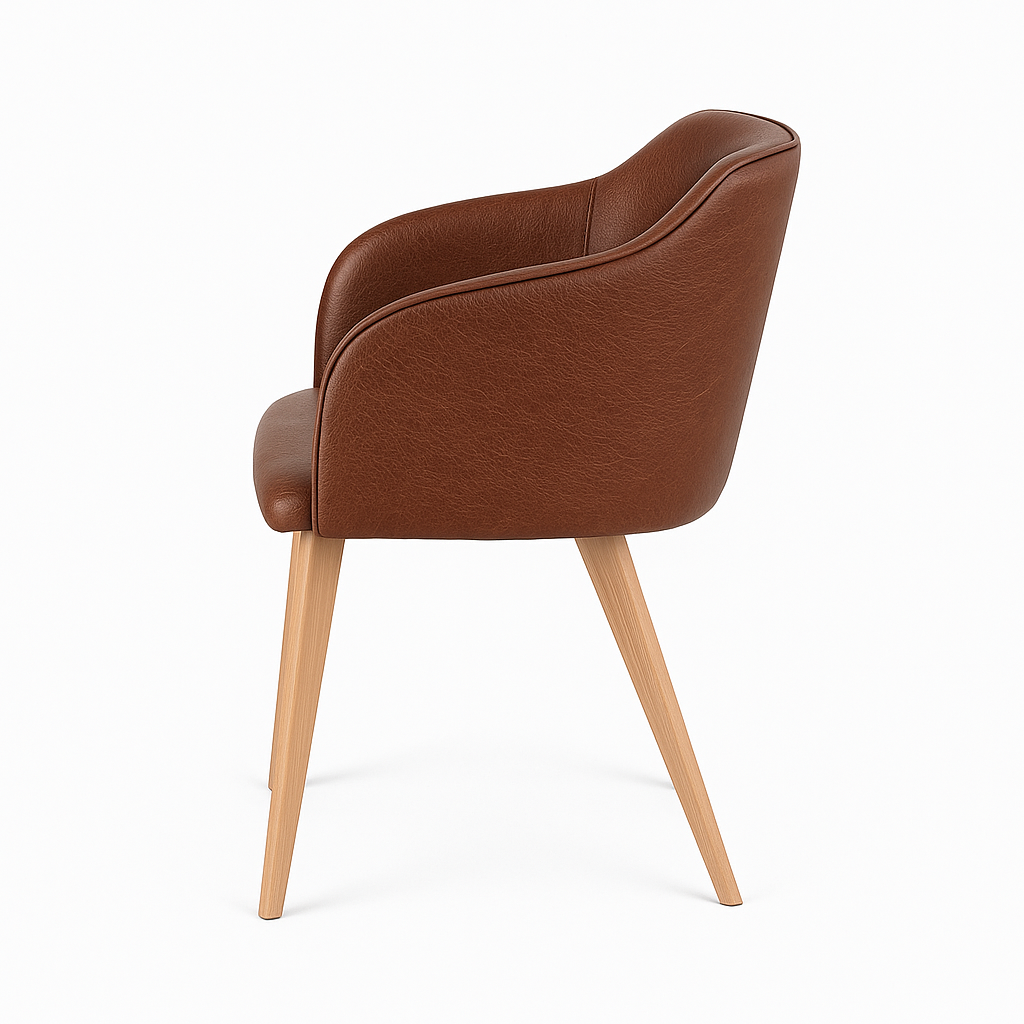 Scaun piele ROSIE | model CROCO