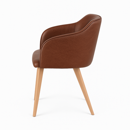 Scaun piele BEJ | model CROCO