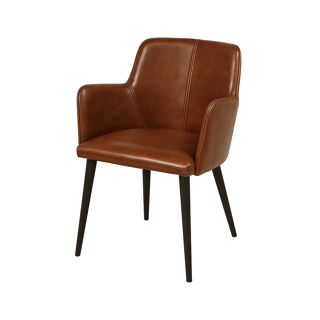 Scaun piele MARO INCHIS | model RESI