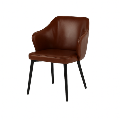 Scaun piele NEAGRA | model ZEUS